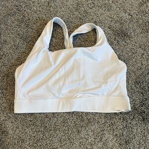 Athleta White Interval Sports Bra D-DD